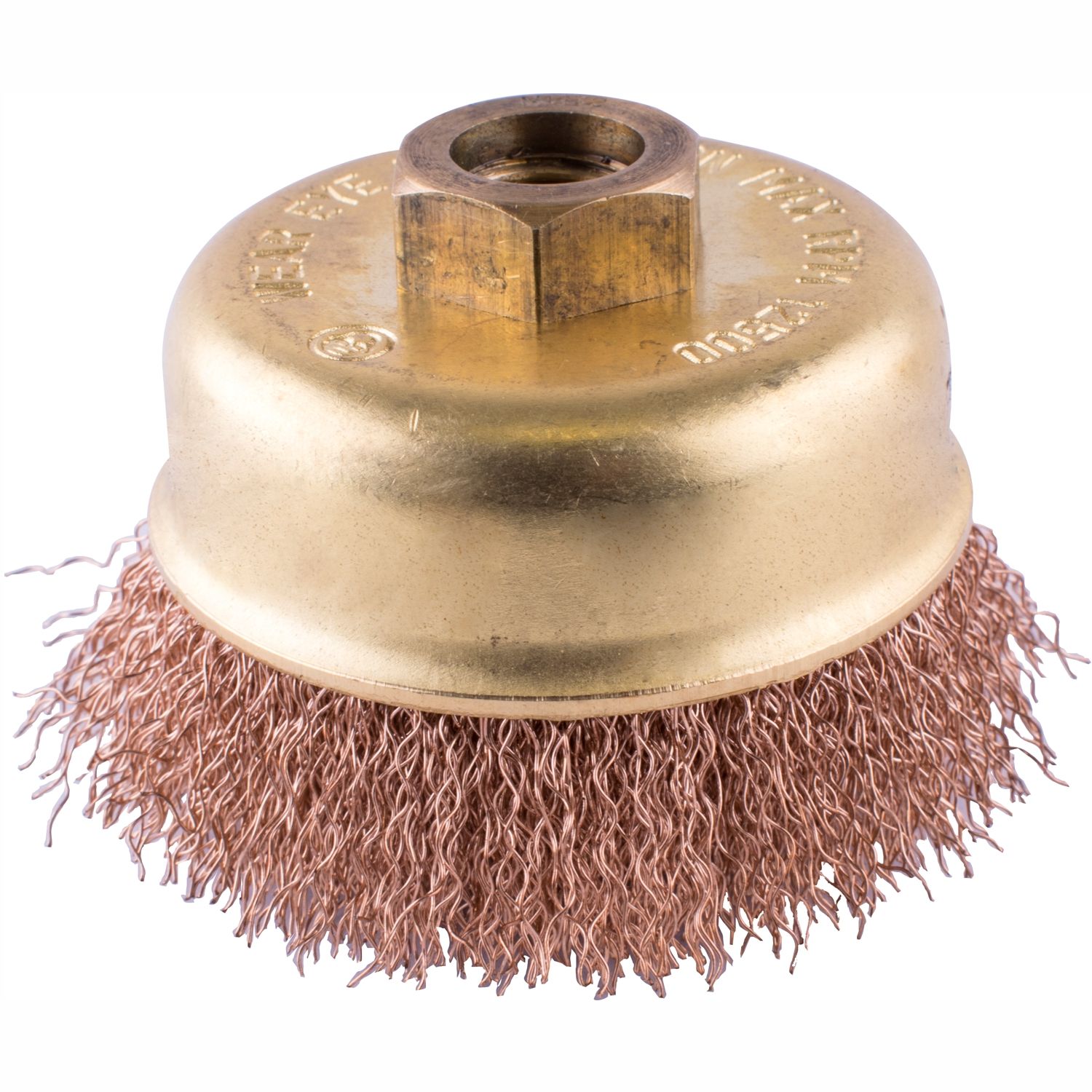 Wire Cup Brush Non Sparking Crimped 60mmxm14 Bulk